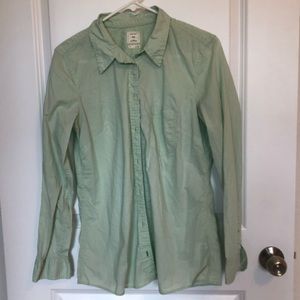 ⭐️SALE⭐️ Gap Long Sleeve Light Green Button Down